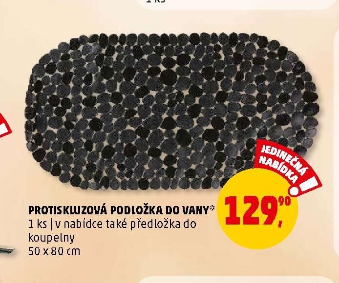 PROTISKLUZOVÁ PODLOŽKA DO VANY