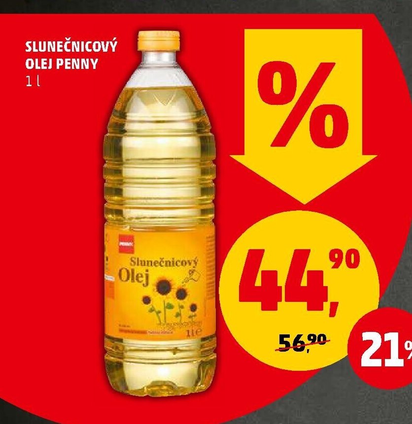 Slunečnicový olej Penny