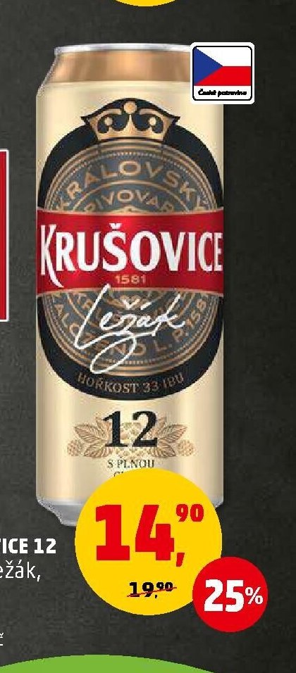 Pivo Krušovice 12
