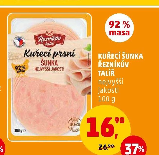 KUŘECÍ ŠUNKA ŘEZNÍKŮV TALÍŘ