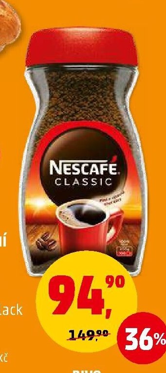 INSTANTNÍ KÁVA NESCAFÉ Classic, Crema, Black Roast