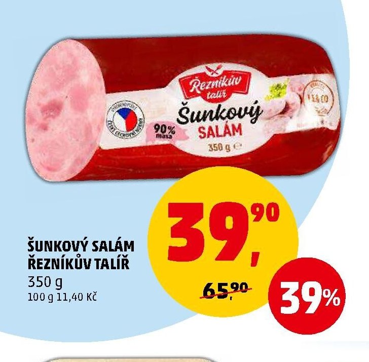 ŠUNKOVÝ SALÁM ŘEZNÍKŮV TALÍŘ
