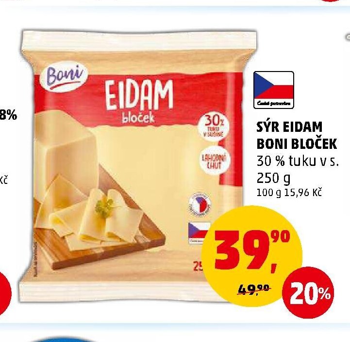 SÝR EIDAM BONI BLOČEK