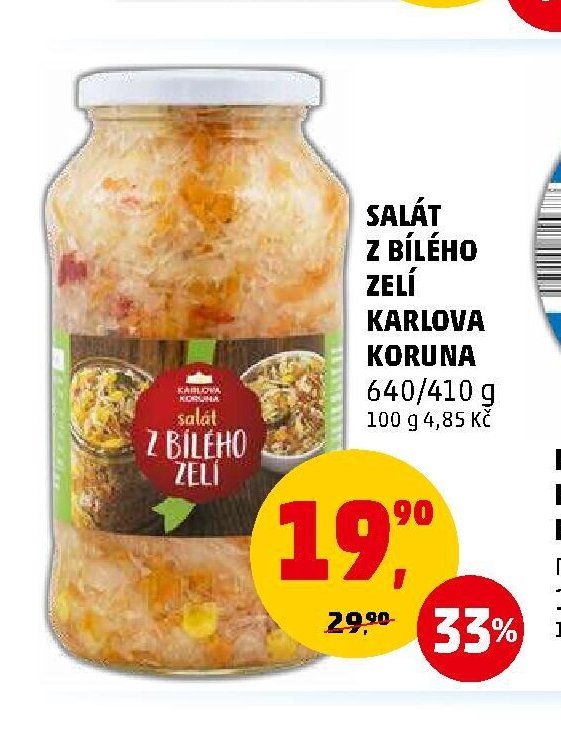 SALÁT Z BÍLÉHO ZELÍ KARLOVA KORUNA