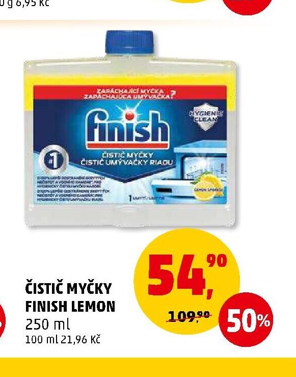ČISTIČ MYČKY FINISH LEMON