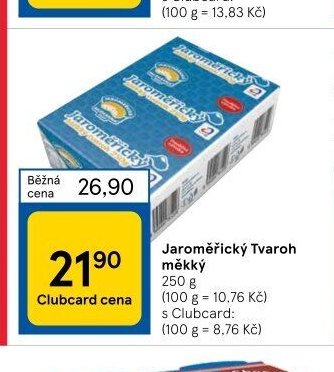 Jaroměřický Tvaroh měkký