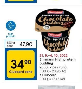 Ehrmann High protein pudding