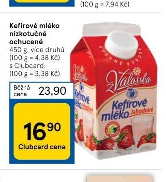 Kefírové mléko nízkotučné ochucené