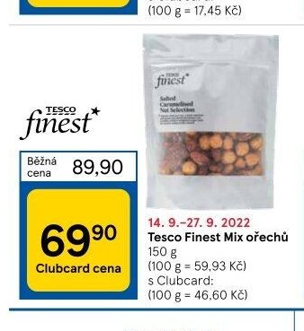Tesco Finest Mix ořechů