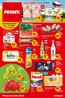 akční leták Penny Market 22.9.2022-27.9.2022