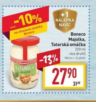 Boneco Majolka, Tatarská omáčka