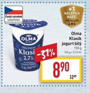 Olma Klasik jogurt bílý