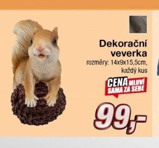 Dekorační veverka
