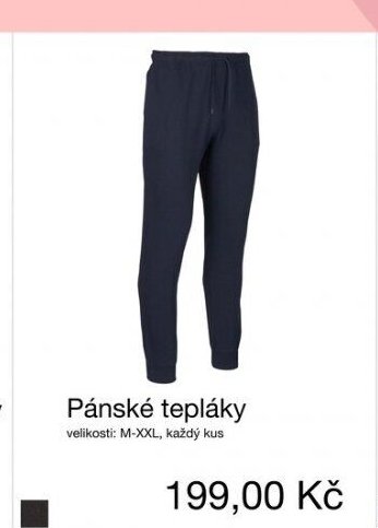 Pánské tepláky