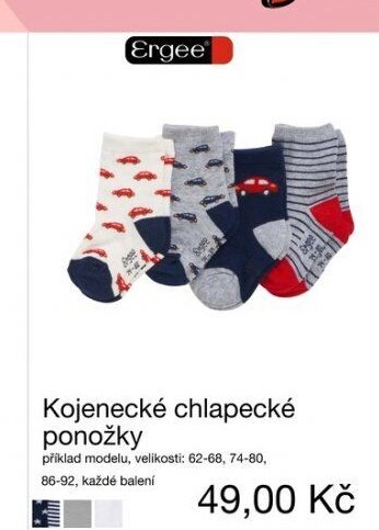 Kojenecké chlapecké ponožky