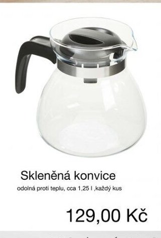 Skleněná konvice