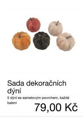 Sada dekoračních dýní