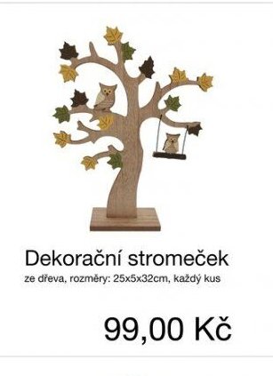 Dekorační stromeček