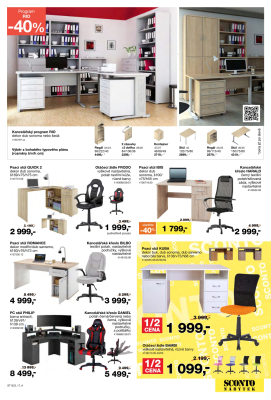 akční leták Sconto nábytek 23.9.2022-13.10.2022