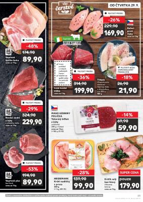 akční leták Kaufland 29.9.2022-4.10.2022