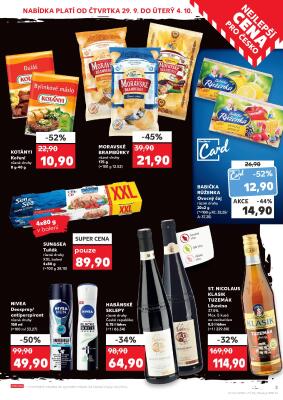 akční leták Kaufland 29.9.2022-4.10.2022