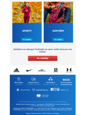 akční leták Sportisimo 23.9.2022-28.9.2022