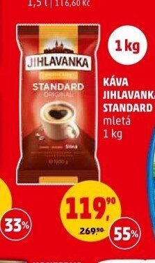 KÁVA JIHLAVANKA STANDARD