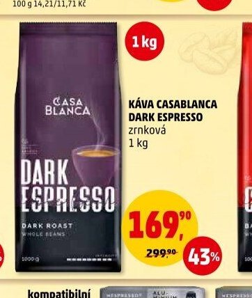 Káva Casablanca Dark Espresso