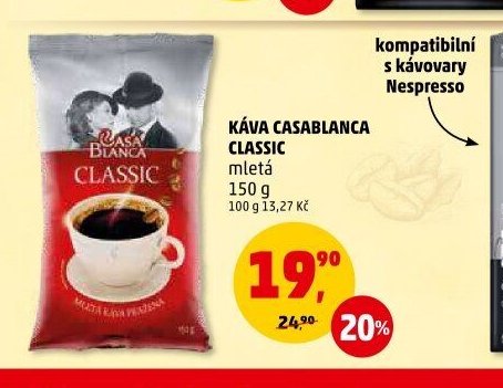 Káva Casablanca Classic mletá