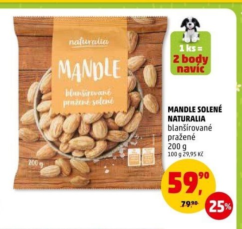 Mandle solené Naturalia