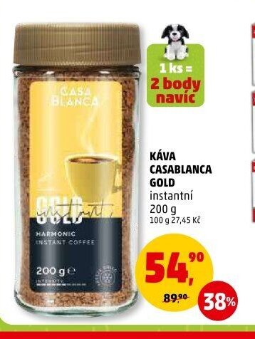 Káva Casablanca Gold instantní
