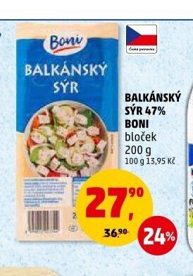 BALKÁNSKÝ SÝR 47% BONI