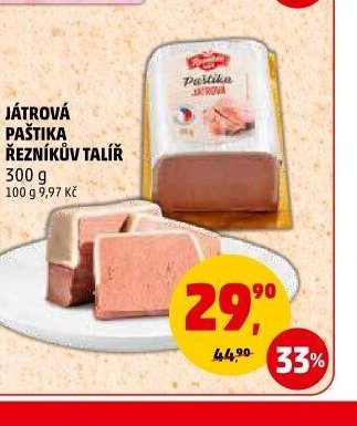 Játrová paštika Řezníkův talíř