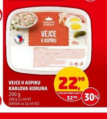 Vejce v aspiku Karlova Koruna
