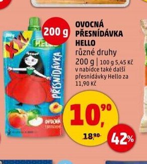 OVOCNÁ PŘESNÍDÁVKA HELLO