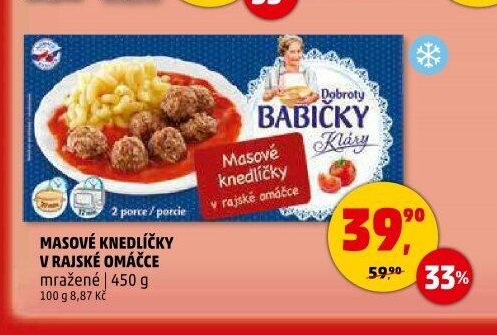 MASOVÉ KNEDLÍČKY V RAJSKÉ OMÁČCE