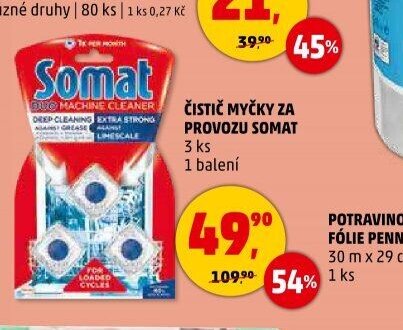 ČISTIČ MYČKY ZA PROVOZU SOMAT