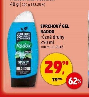 SPRCHOVÝ GEL RADOX