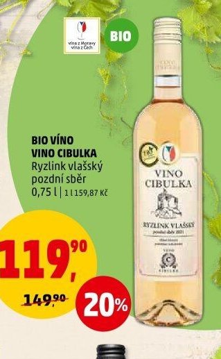 BIO VÍNO VINO CIBULKA