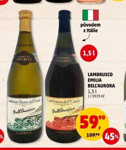LAMBRUSCO EMILIA BELL'AURORA