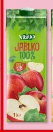 Šťáva 100% Vitálka jablečná