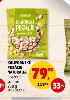 Kalifornské pistácie Naturalia 200 g