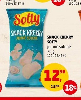 Snack krekry Solty 70 g