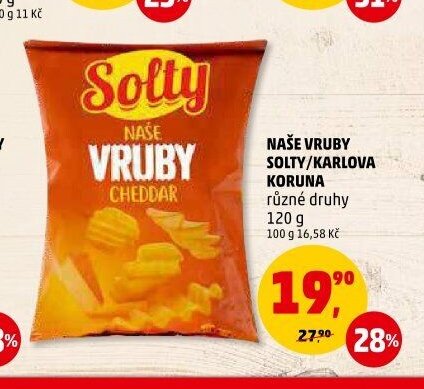 Naše vruby Solty/Karlova Koruna 120 g