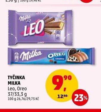 Tyčinka Milka Leo, Oreo