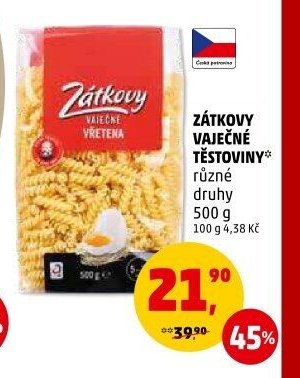 ZÁTKOVY VAJEČNÉ TĚSTOVINY