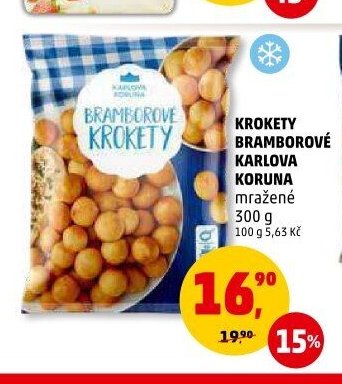 KROKETY BRAMBOROVÉ KARLOVA KORUNA