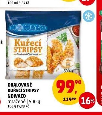OBALOVANÉ KUŘECÍ STRIPSY NOWACO