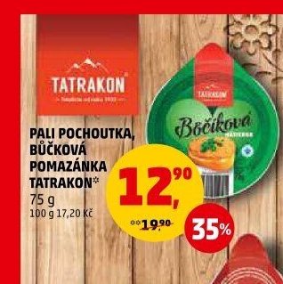 Pali pochoutka, Bůčková pomazánka Tatrakon