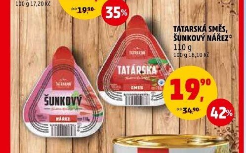 Tatarská směs, Šunkový nářez